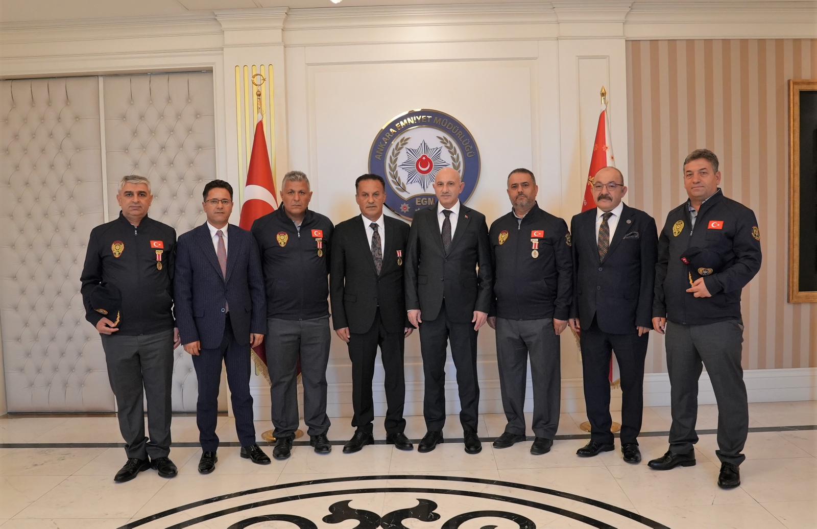 EMŞAV Heyetinden Ankara İl Emniyet Müdürü Maksut Yüksek’e Ziyaret