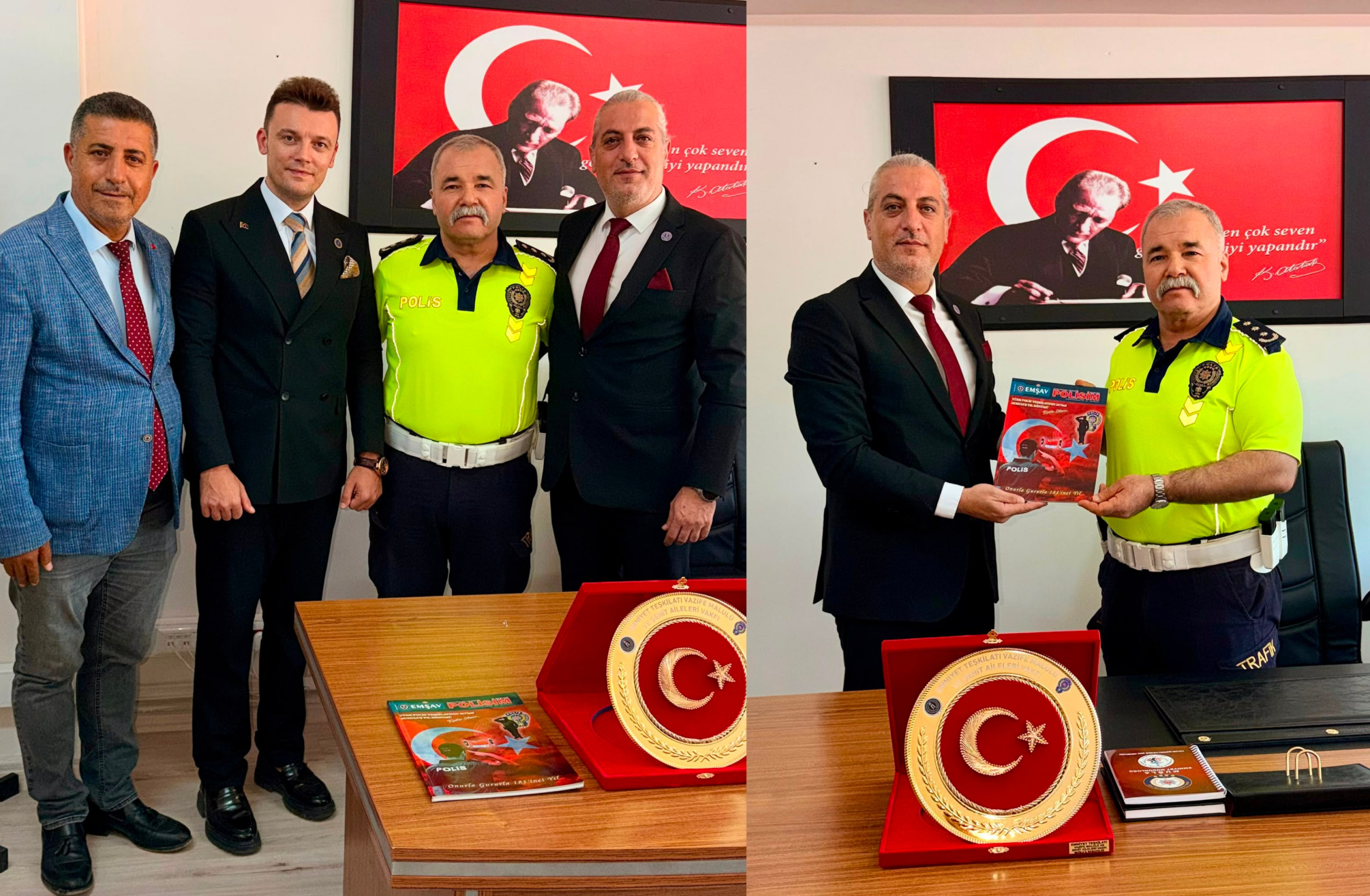 EMŞAV Heyetinden Muğla İl Emniyet Müdürlüğüne Ziyaret